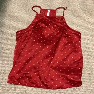 Polyester red nighty by Gillian & O’Malley
